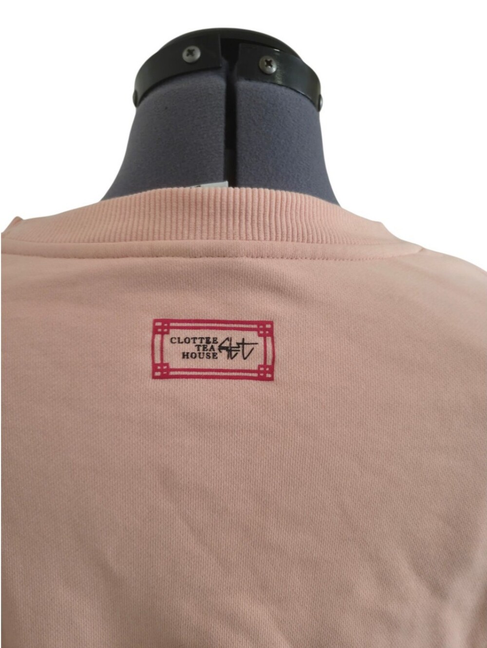 Clottee by CLOT Tea House Dim Sum Crewneck Sweatshirt Pink Large Streetwear - Picture 5 of 9